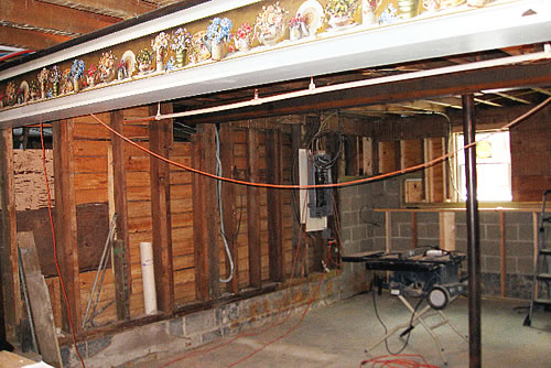 Bird-Werner kitchen looking toward the former apartment area